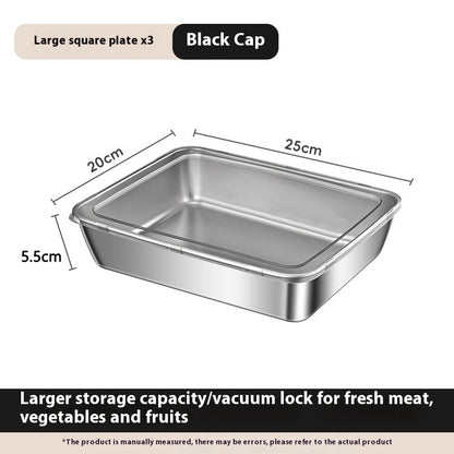 Stainless Steel Steamer Plate Multi-purpose Crisper