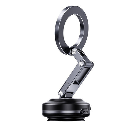 Double Suction Cup Car Mobile Phone Bracket Vacuum Adsorption Magnetic Bracket