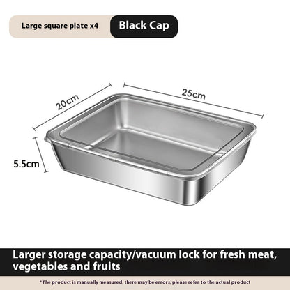 Stainless Steel Steamer Plate Multi-purpose Crisper